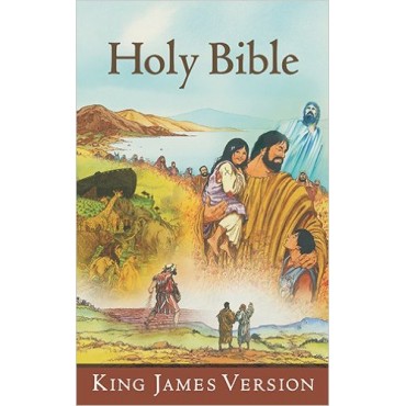 KJV Kids Bible HB Blue/Brown - Hendrickson Bibles